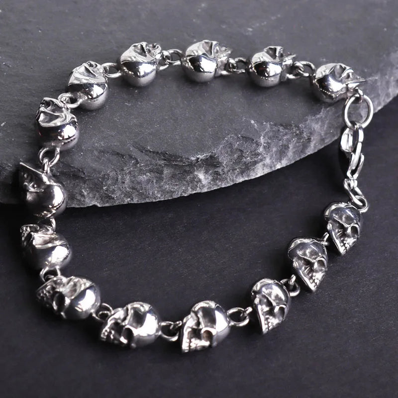 Vintage Silver Ethnic Dragon Cuff Bracelet – Bold Men’s Motorcycle & Street Style Jewelry