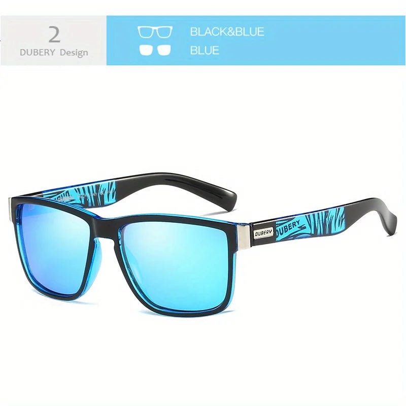 DUBERY 518 Polarized Sunglasses – UV400 Protection, 15 Color Options for Men & Women