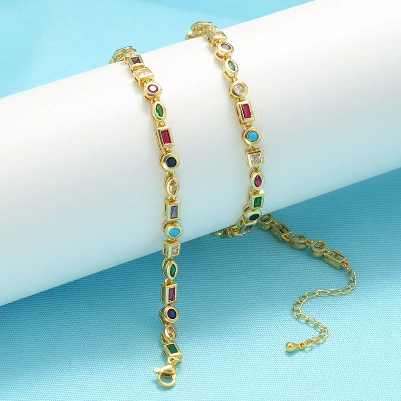 ZHUKOU Candy Cubic Zirconia Necklace – Couples Edition | VL242