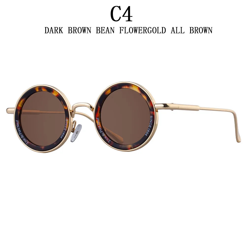 Here’s a complete Shopify product listing for your Round Steampunk Sunglasses, optimized to attract both men and women with a bold retro style: