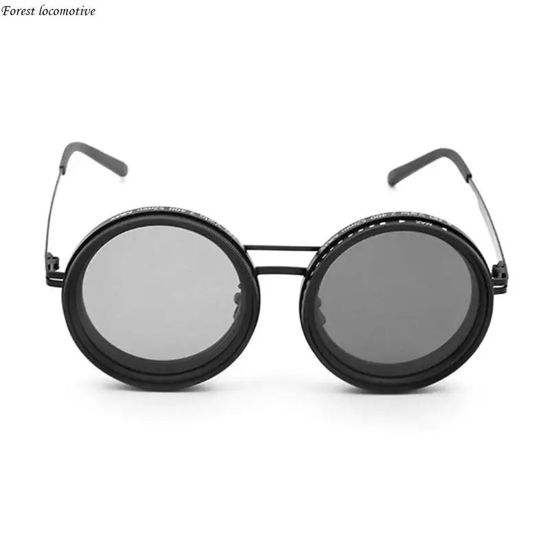 Multifunction Steampunk Polarized Sunglasses – 32GB Storage, UV400 Protection, Ideal for Driving, Fishing & Outdoor Lifestyle