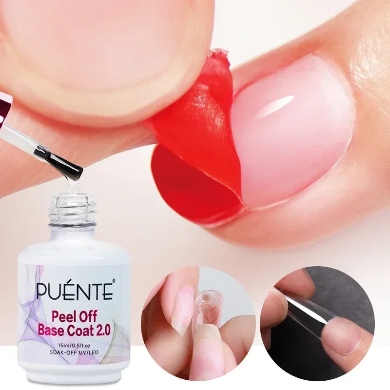15ML HEMA-Free Base & Top Coat Set – Crystal Glossy & Velvet Matte Finish for Sensitive Nails | Soak-Off UV/LED Gel Varnish