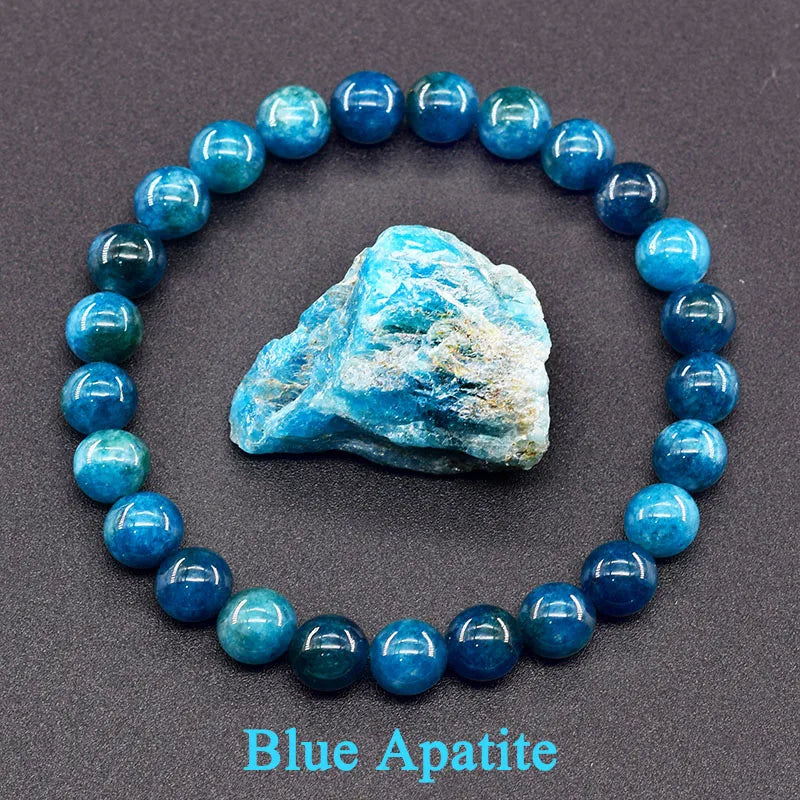 Indian Agate Natural Stone Bead Bracelet – Colorful Crystal Healing Strand for Women | Energy, Balance & Yoga Gift Jewelry