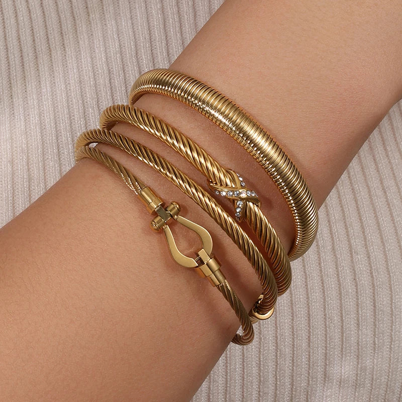 Boho-Chic Woven Decorative Bracelet – Summer Fashion Statement for Confident Women
