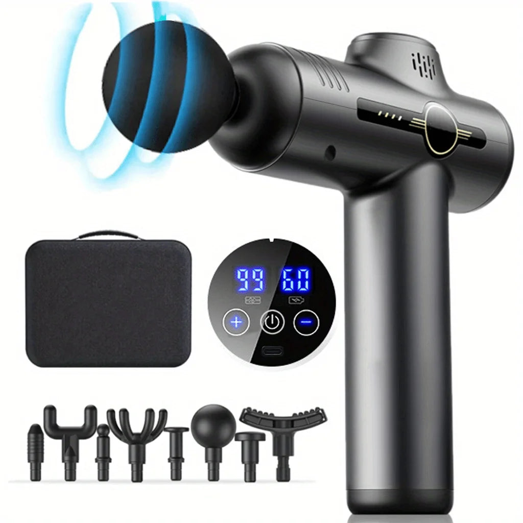 PowerPulse™ 99-Speed Professional Deep Tissue Massage Gun – Full-Body Recovery Tool for Athletes & Fitness Lovers