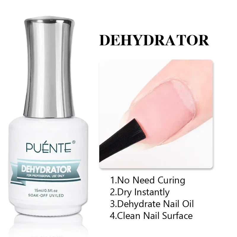 15ML HEMA-Free Base & Top Coat Set – Crystal Glossy & Velvet Matte Finish for Sensitive Nails | Soak-Off UV/LED Gel Varnish