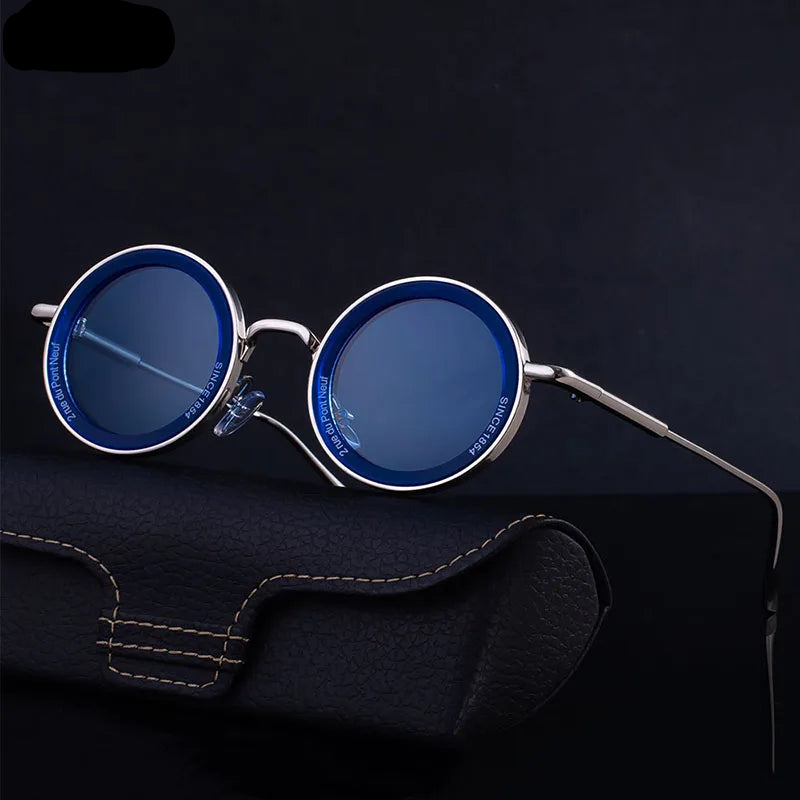 Here’s a complete Shopify product listing for your Round Steampunk Sunglasses, optimized to attract both men and women with a bold retro style: