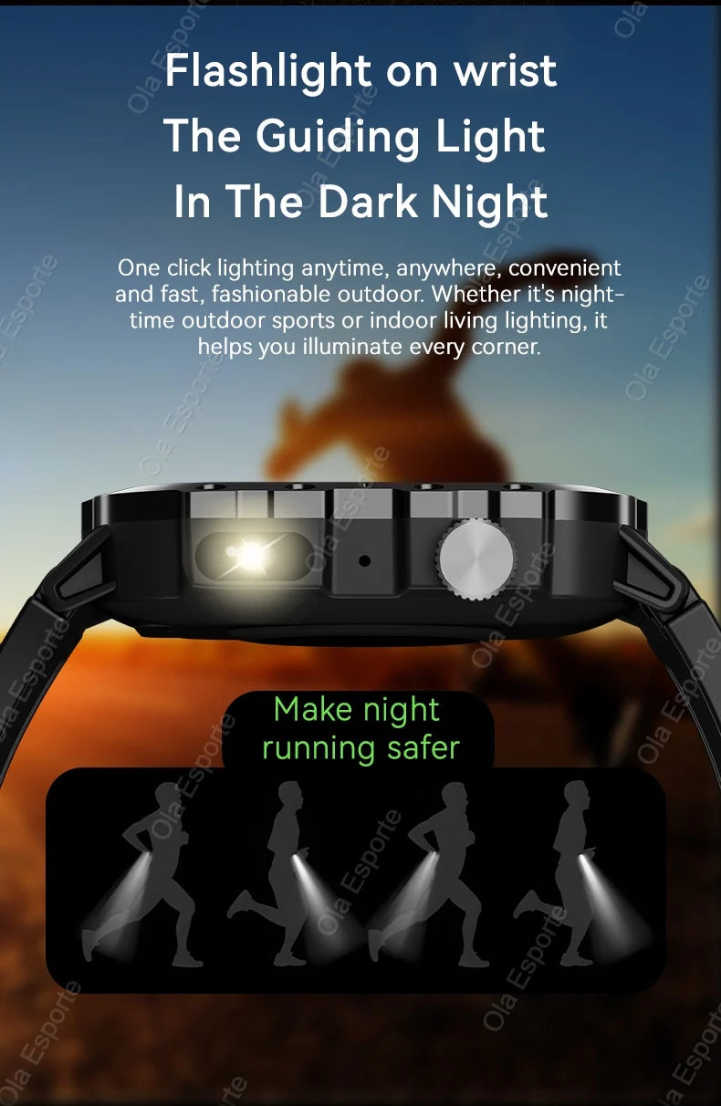 TactiTrack™ Outdoor GPS Smartwatch – Rugged Smart Gear for Men