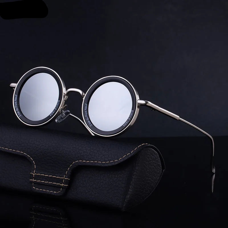 Here’s a complete Shopify product listing for your Round Steampunk Sunglasses, optimized to attract both men and women with a bold retro style: