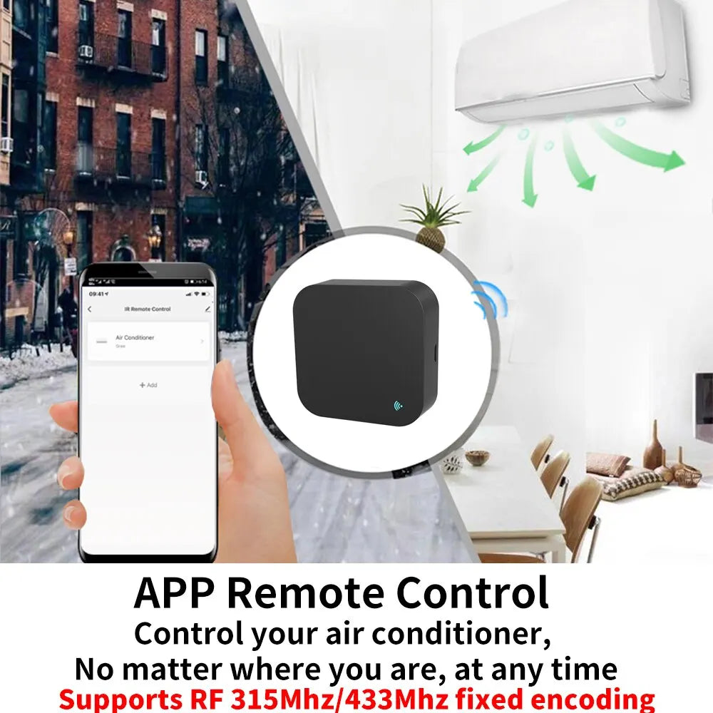 TuyaLink™ Universal Smart Remote (IR/RF + WiFi Control)