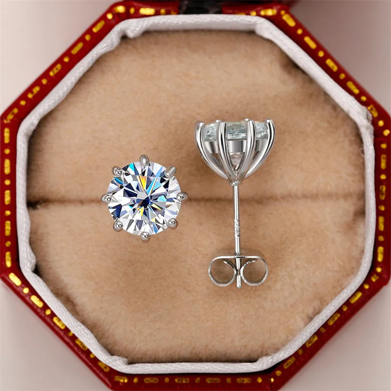 CAOSHI Elegant Oval-Cut CZ Stud Earrings – Simple Shiny Crystal Jewelry for Women | Timeless & Versatile Accessories