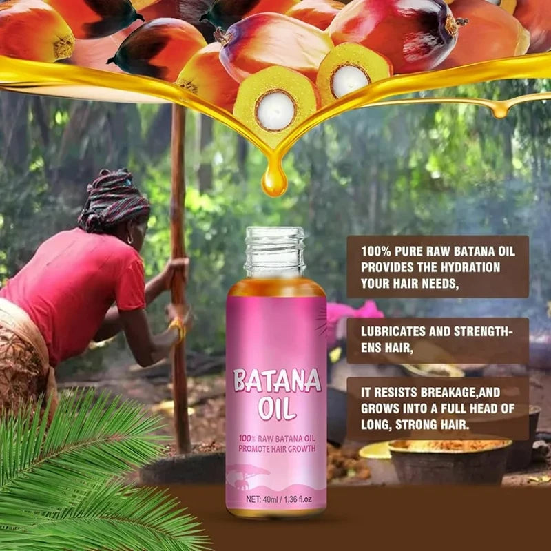 BatanaGlow™ 100% Pure Batana Oil Hair Butter – Restore Growth & Repair Bald Spots Naturally