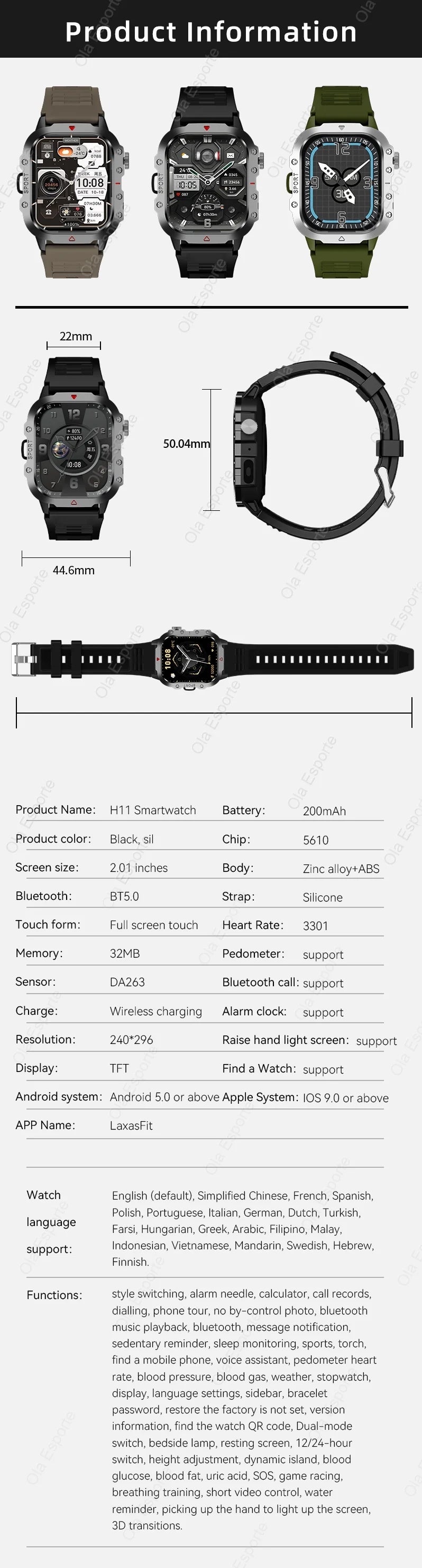 TactiTrack™ Outdoor GPS Smartwatch – Rugged Smart Gear for Men