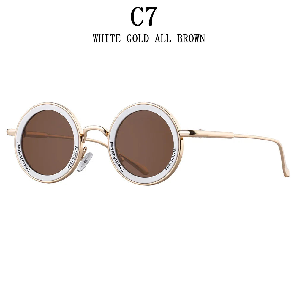 Here’s a complete Shopify product listing for your Round Steampunk Sunglasses, optimized to attract both men and women with a bold retro style:
