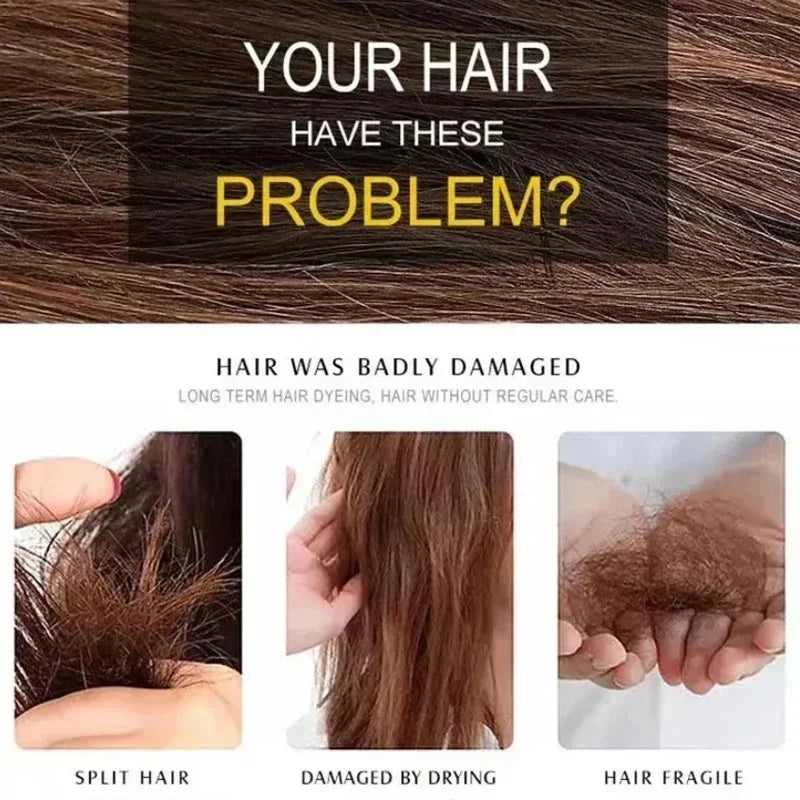 KeraGlow™ Magic Hair Vitamin Capsules – Fast-Acting Keratin Oil for Frizz-Free, Shiny Hair