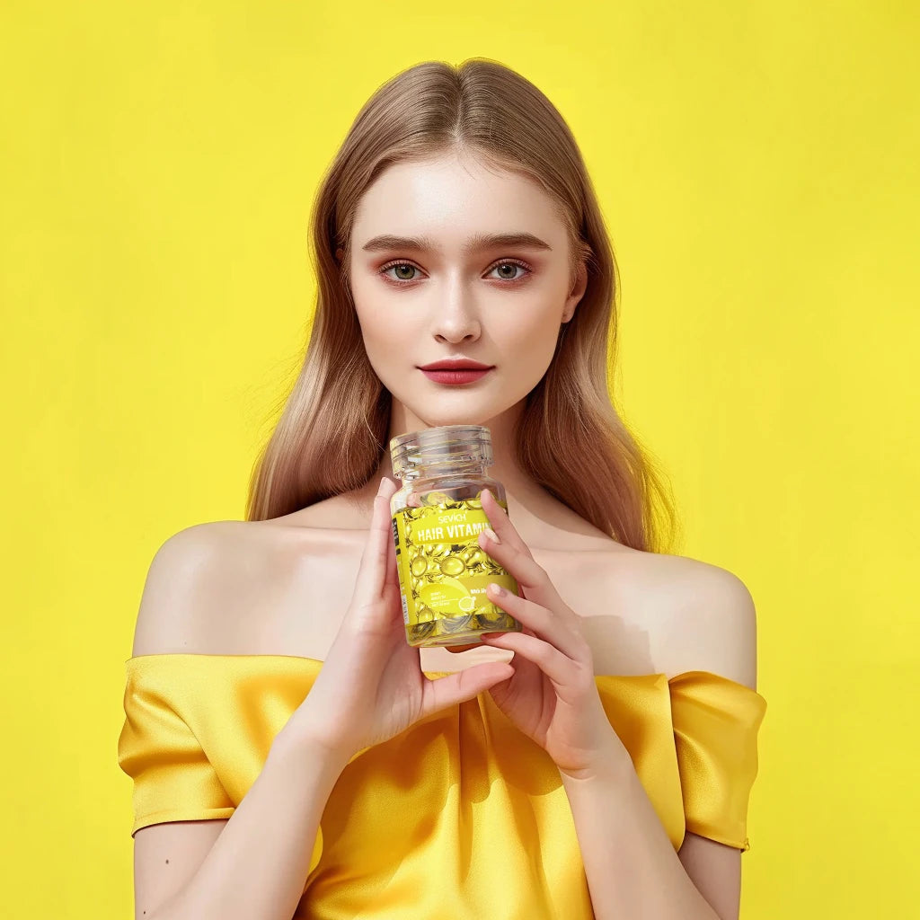 Sevich SilkDrops™ — 2025 Hair Repair Vitamin Capsules with Keratin & Moroccan Oil