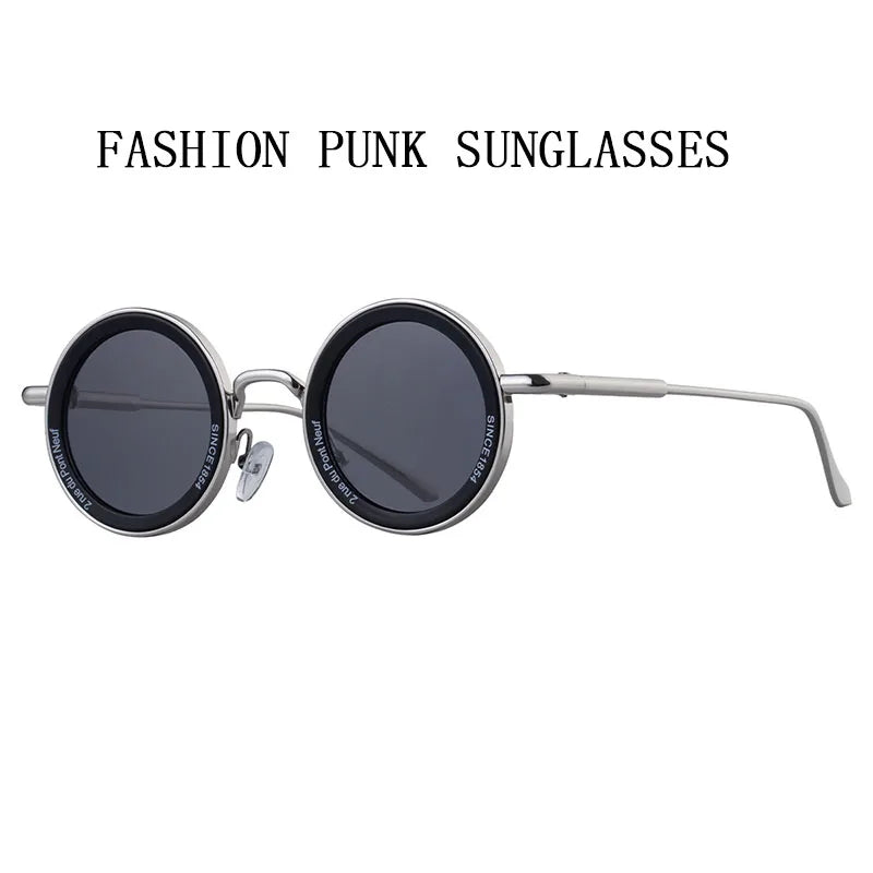 Here’s a complete Shopify product listing for your Round Steampunk Sunglasses, optimized to attract both men and women with a bold retro style: