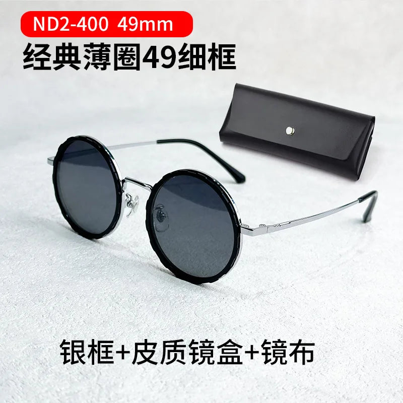 ND2–400 Adjustable Dimming Polarized Fishing Sunglasses – 9-Level UV400 ND Filter with Case Set