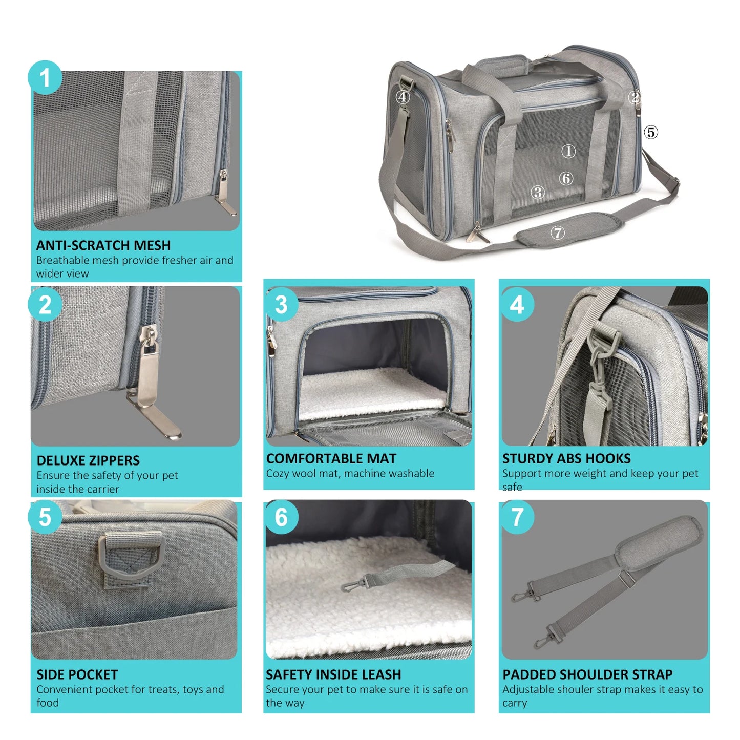 PawPorter™ — Airline-Approved Soft-Sided Pet Travel Carrier
