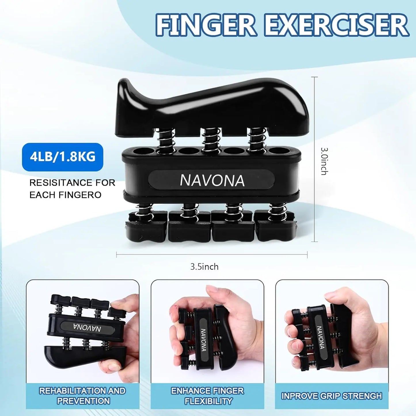 GripMaster Pro™ — 5-in-1 Hand Strength & Recovery Trainer Kit