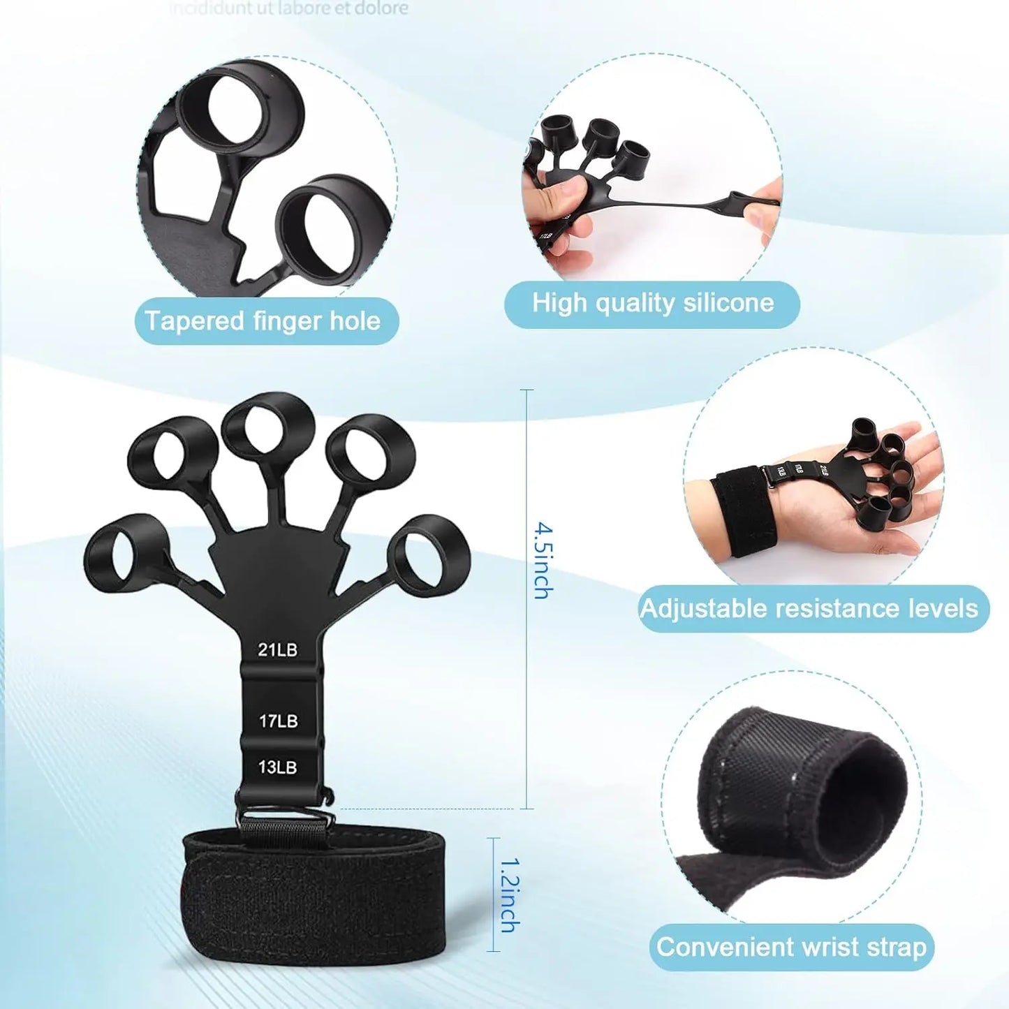GripMaster Pro™ — 5-in-1 Hand Strength & Recovery Trainer Kit