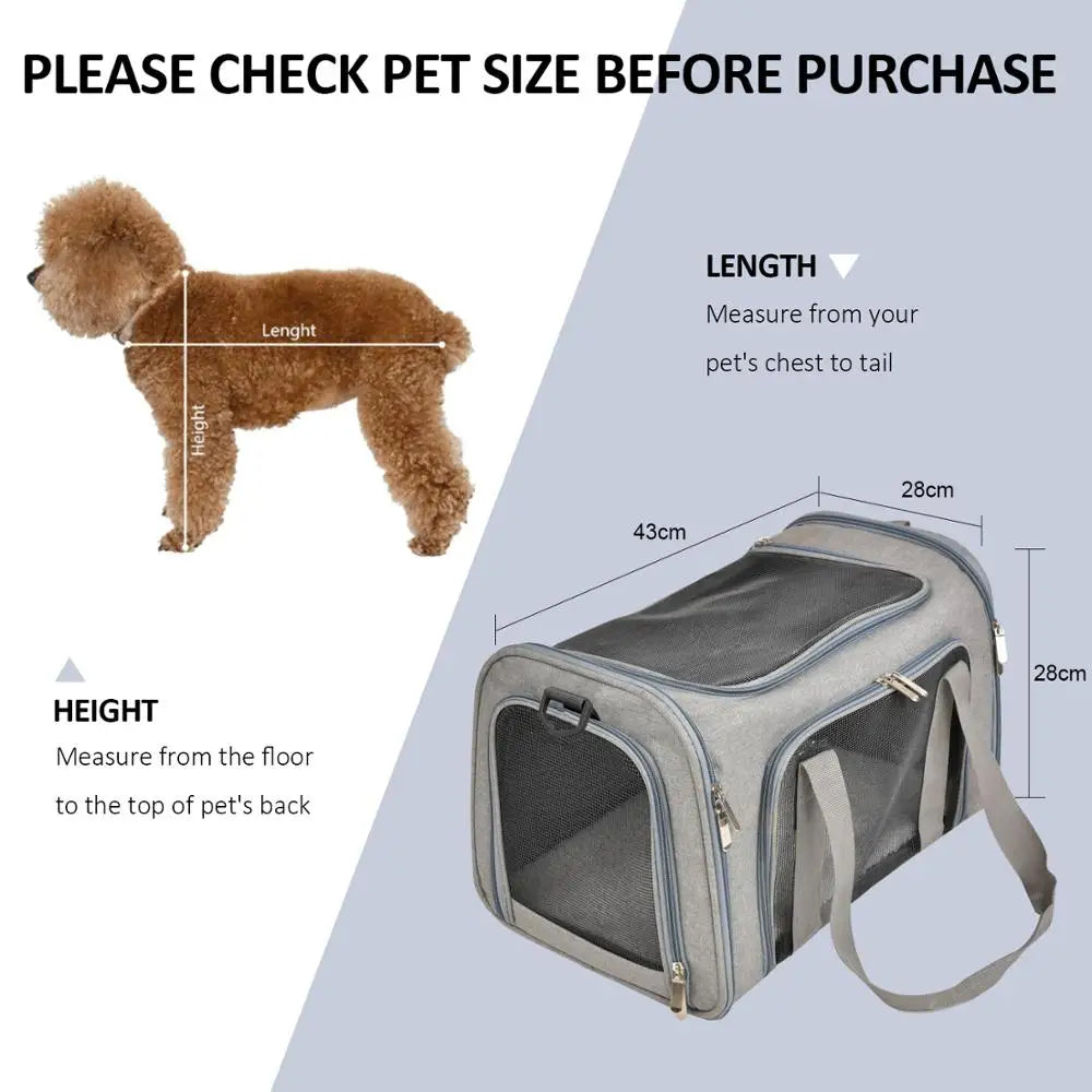 PawPorter™ — Airline-Approved Soft-Sided Pet Travel Carrier