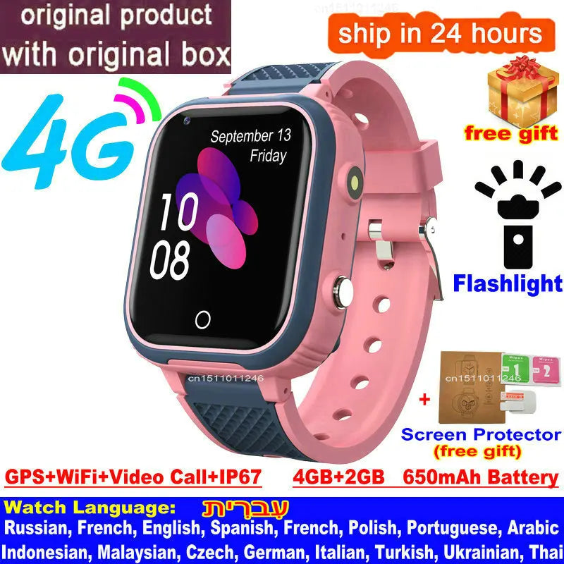 LT21 4G Kids Smartwatch – GPS Tracking, Video Calling & Safety in One Smart Device
