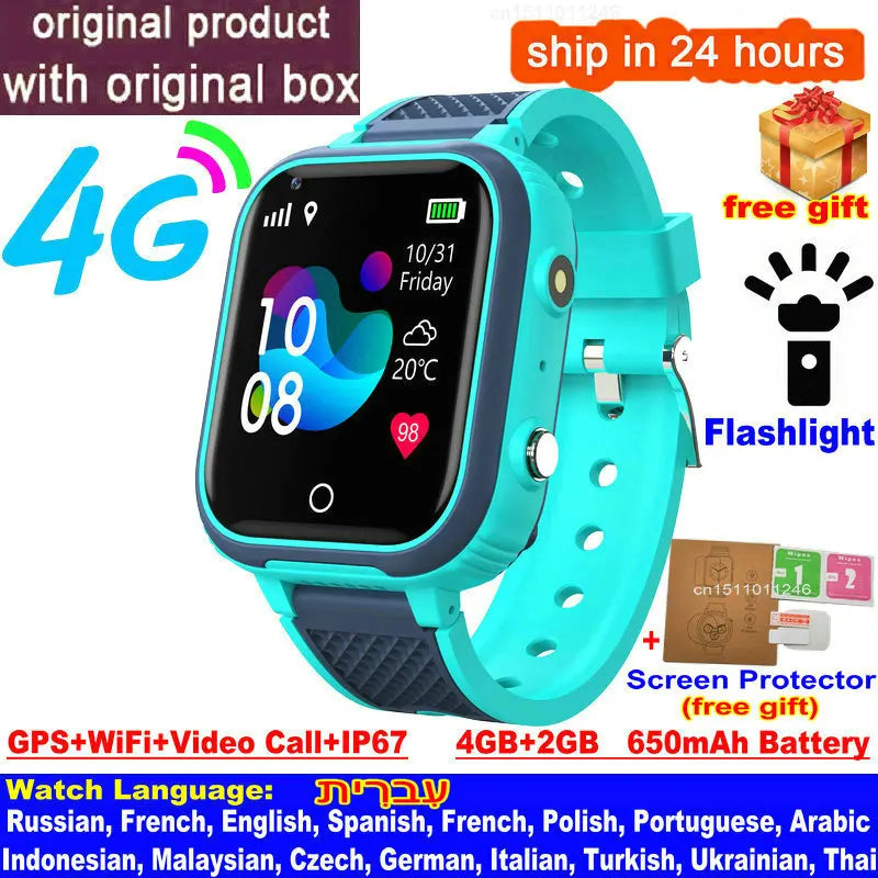 LT21 4G Kids Smartwatch – GPS Tracking, Video Calling & Safety in One Smart Device