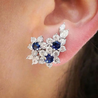 Huitan™ Dazzling CZ Stud Earrings – Glamorous Sparkle for Parties & Everyday Elegance