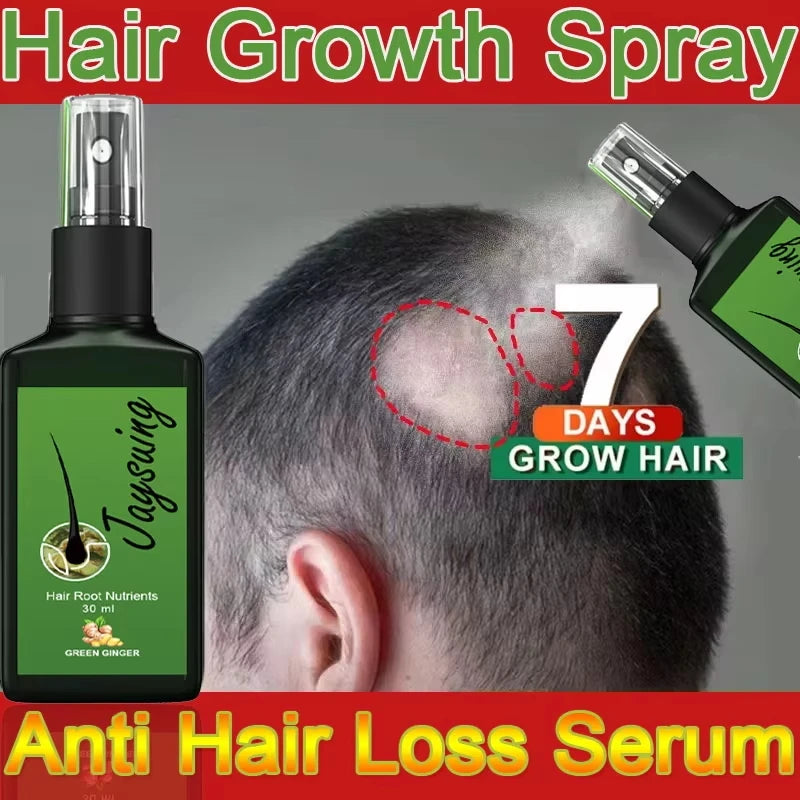 GroMax™ Fast Hair Growth Serum Spray – Anti-Hair Loss & Root Repair Treatment for Men & Women