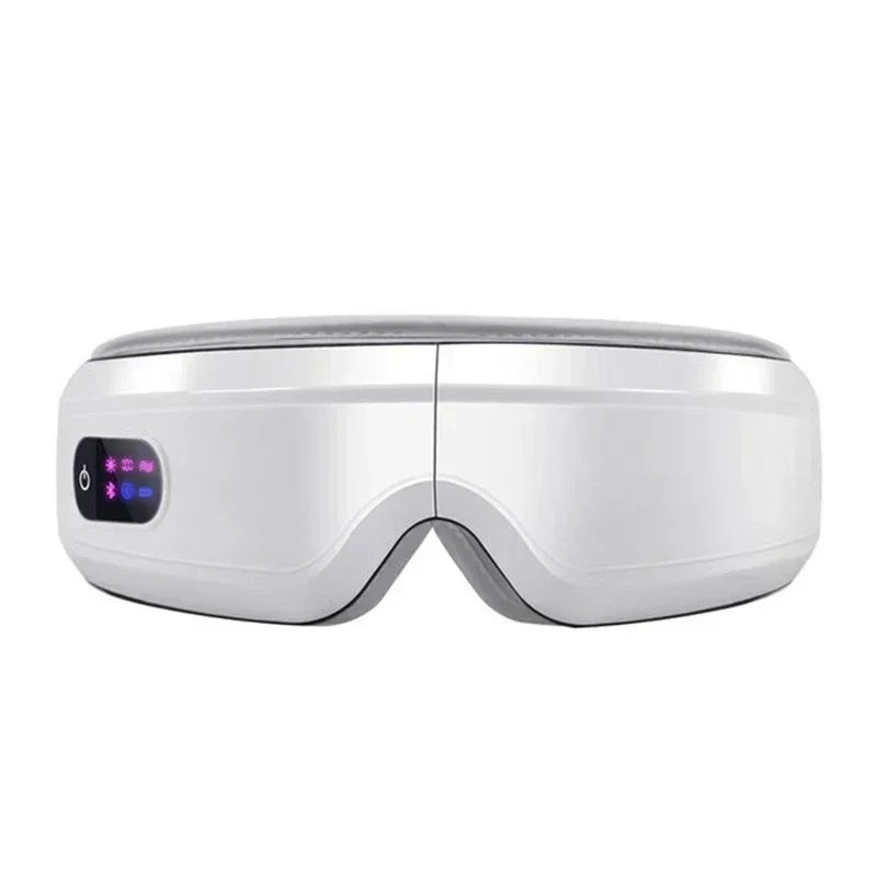 LuxRelief™ 4D Smart Eye Massager – Hot Compress, Vibration, Bluetooth Music & Airbag Therapy