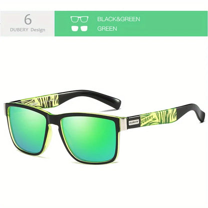 DUBERY 518 Polarized Sunglasses – UV400 Protection, 15 Color Options for Men & Women