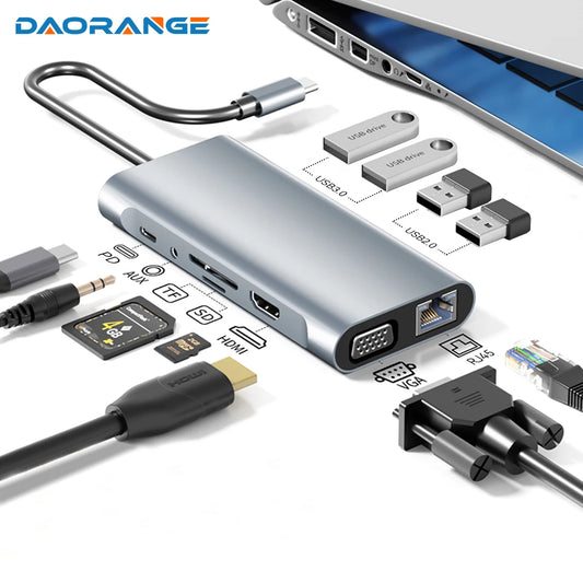 HyperDock Pro™ — 11-in-1 USB-C Power Hub