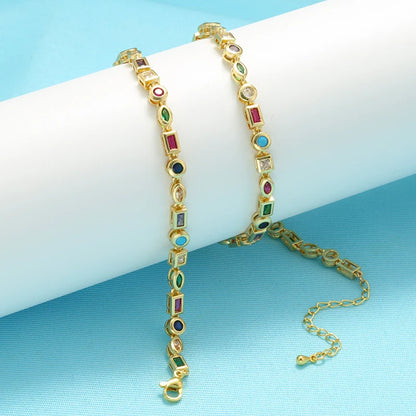 ZHUKOU Candy Cubic Zirconia Necklace – Couples Edition | VL242