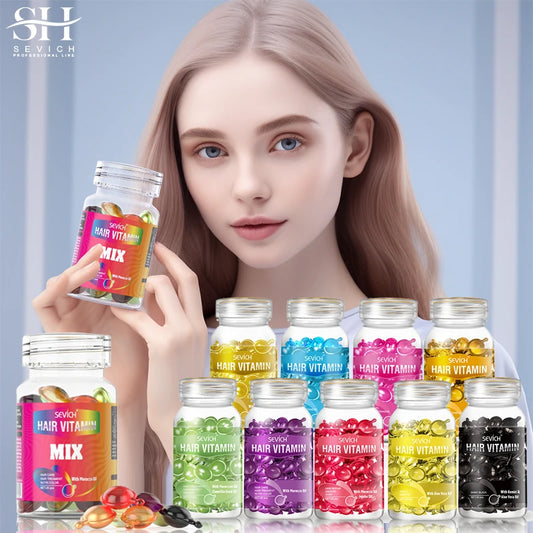 Sevich SilkDrops™ — 2025 Hair Repair Vitamin Capsules with Keratin & Moroccan Oil