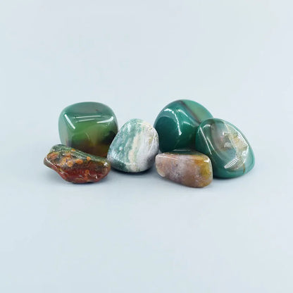 Indian Agate Natural Stone Bead Bracelet – Colorful Crystal Healing Strand for Women | Energy, Balance & Yoga Gift Jewelry