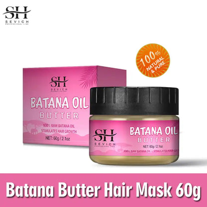 BatanaGlow™ 100% Pure Batana Oil Hair Butter – Restore Growth & Repair Bald Spots Naturally