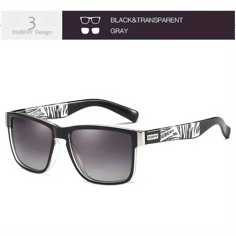 DUBERY 518 Polarized Sunglasses – UV400 Protection, 15 Color Options for Men & Women