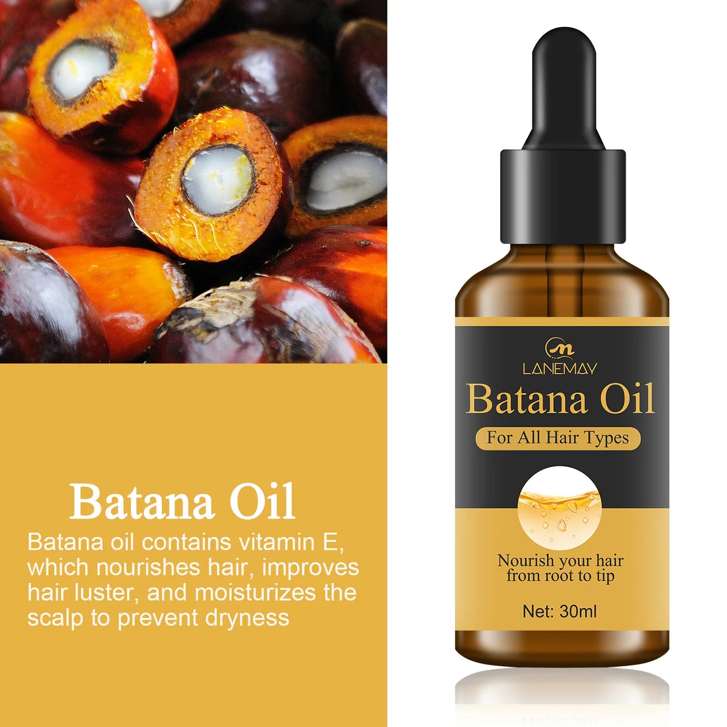 BatanaBoost™ 7-Day Hair Growth & Repair Serum – Anti-Loss Oil for Men & Women