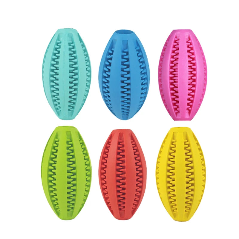 ChompBall™ — Tough Rubber Chew & Treat Toy for Dogs