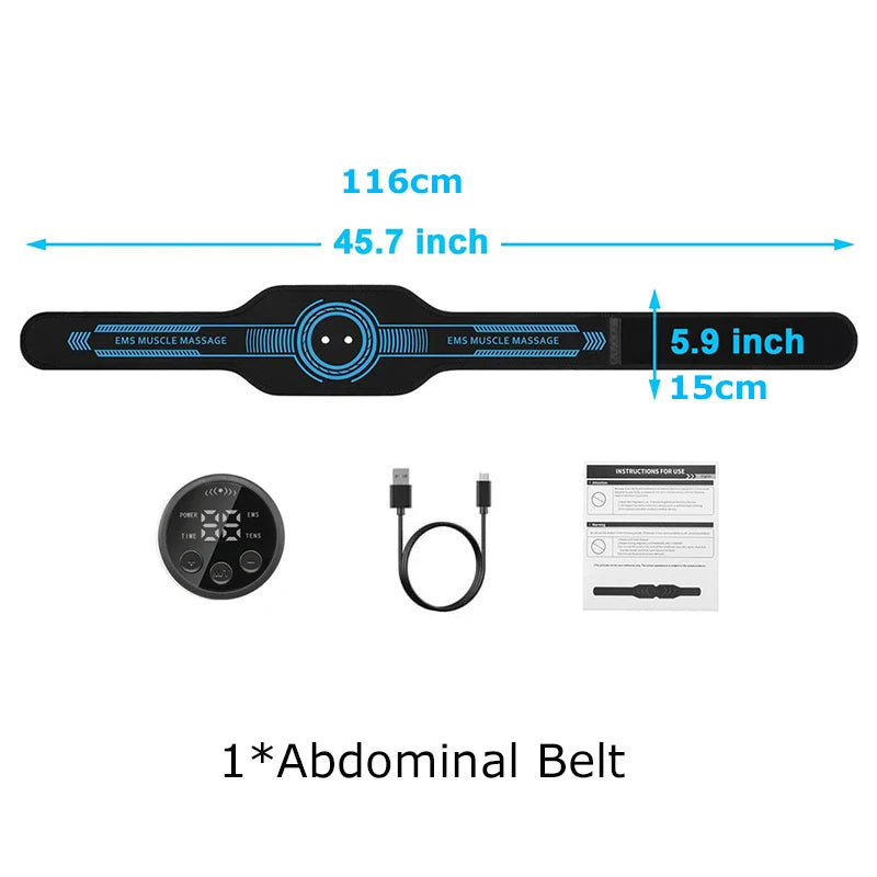 CoreSculpt™ EMS Abdominal Toning Belt – Muscle Stimulator for Slimming Waist, Arms & Legs