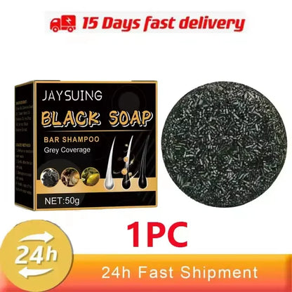 ReBlack™ Magic Hair Darkening Shampoo Bar – Natural Gray Coverage for Hair & Beard