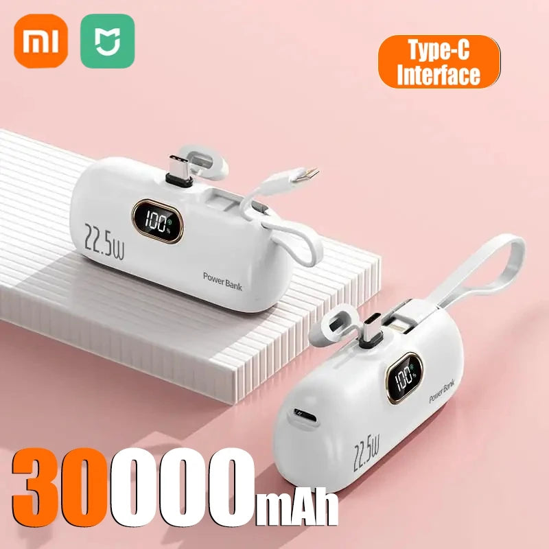 Xiaomi PowerBoost™ 30000 — Mini Fast-Charging Power Bank for iPhone & Android