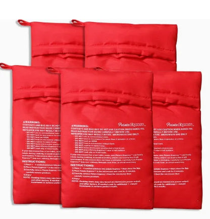 QuickTater™ — 4-Minute Microwave Potato Cooking Pouch