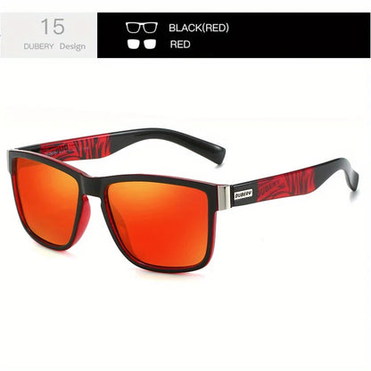 DUBERY 518 Polarized Sunglasses – UV400 Protection, 15 Color Options for Men & Women