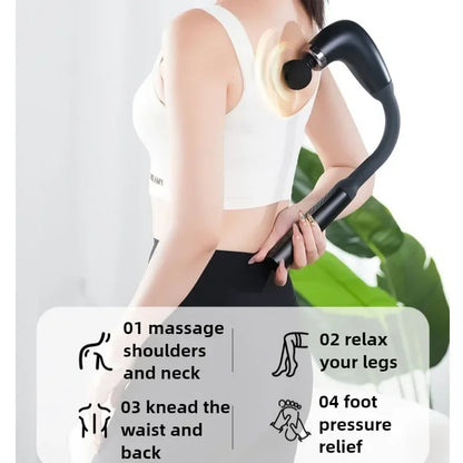 PowerPulse™ Electric Fascia Gun – Deep Tissue Percussion Massager for Full Body Muscle Relief & Recovery