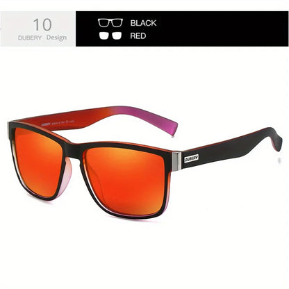 DUBERY 518 Polarized Sunglasses – UV400 Protection, 15 Color Options for Men & Women
