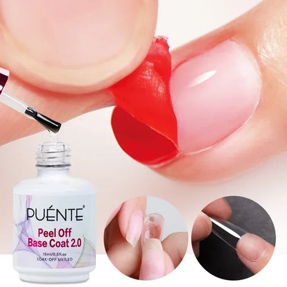 15ML HEMA-Free Base & Top Coat Set – Crystal Glossy & Velvet Matte Finish for Sensitive Nails | Soak-Off UV/LED Gel Varnish