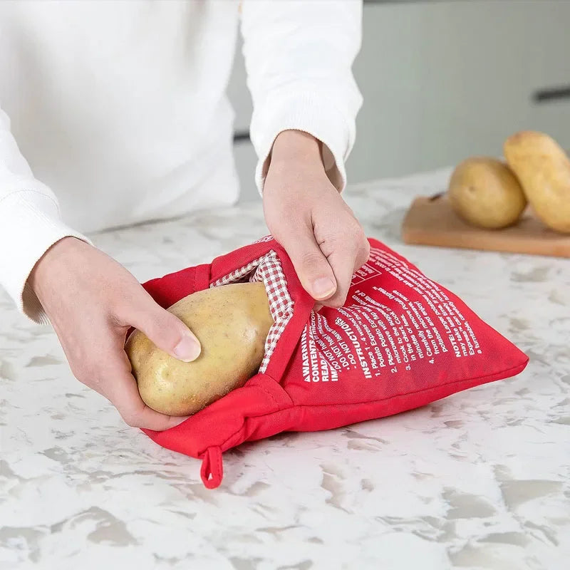 QuickTater™ — 4-Minute Microwave Potato Cooking Pouch
