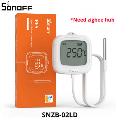 AquaSense™ Zigbee Smart Thermometer with LCD Display